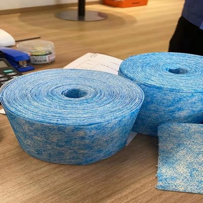 Protective Filter Material Nonwoven Melt-Blown Fabric with Dyed Pattern
