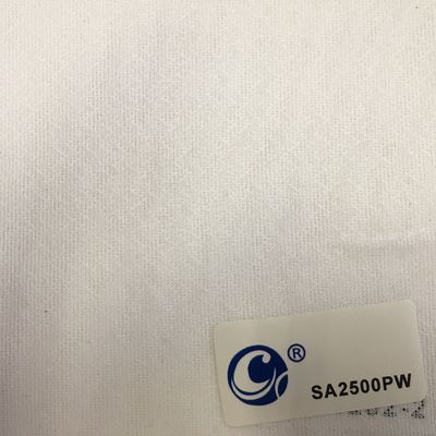 150cm Width Circular Tricot Woven Fusible Interlining for GAOXIN SA2500 in Pure White
