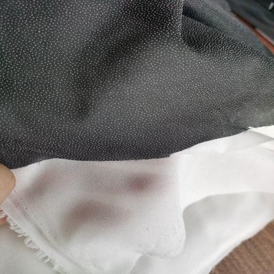 Garment Fusing Interlinings Linings GAOXIN Fusible Woven Polyester 40gsm /-2g Custom Width