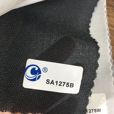 Garment Fusing Interlinings Linings GAOXIN Fusible Woven Polyester 40gsm /-2g Custom Width