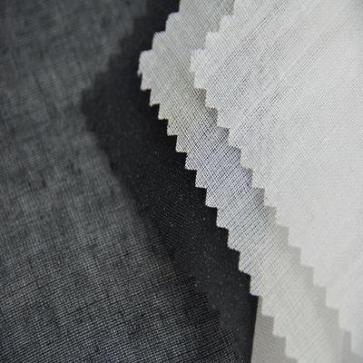 100% Cotton Fusible Woven Collar Fusing Interlining GAOXIN Embroidered for Men's Wear