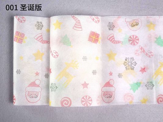 Sustainable Packaging Solution Colorful Printed Nonwoven Roll with 100% Polypropylene