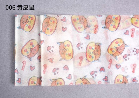 Sustainable Packaging Solution Colorful Printed Nonwoven Roll with 100% Polypropylene