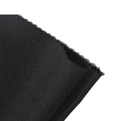 45G Polyester Tricot Fabric Plain Weave Dot Fusing Woven Fusible Interlining