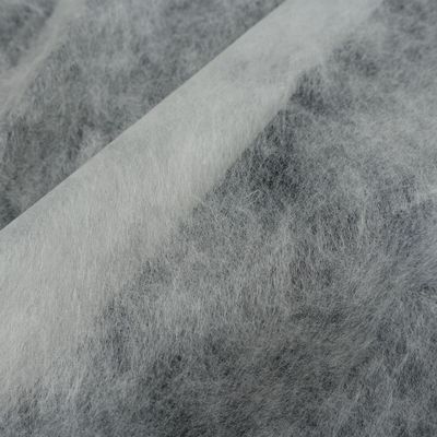 Hot Water Soluble Satin Fabric Non Woven Interlining For 100-152cm Width