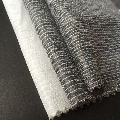 Satin Fabric Double Dot Stitch Bond Interfacing Fusible Lining for Garment Accessory