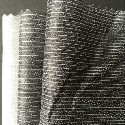 Satin Fabric Double Dot Stitch Bond Interfacing Fusible Lining for Garment Accessory