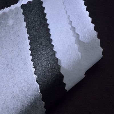 Non Woven Satin Interlining For Wrap Knit Within White Black Gray
