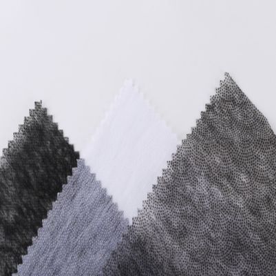 Non Woven Satin Interlining For Wrap Knit Within White Black Gray