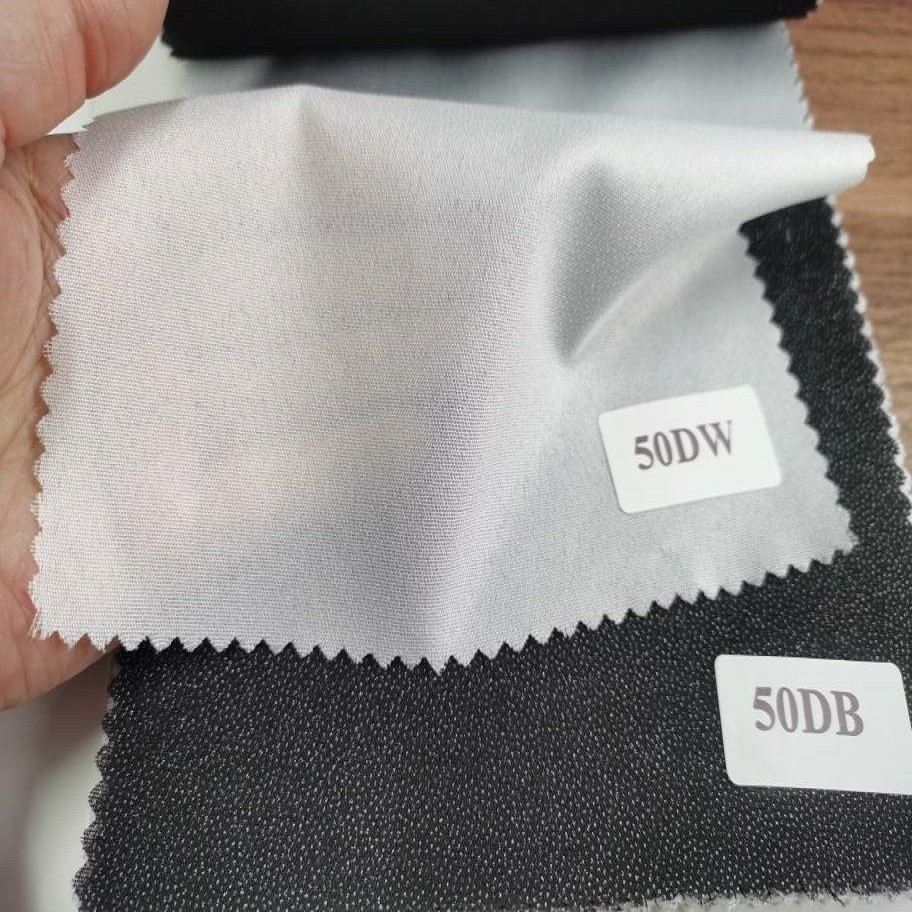 Polyester Fusing Garment Fusing Interlinings Linings GAOXIN Fusible Woven Polyester ...